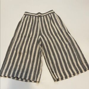 Madewell Huston Pull On Crop Pants Wide Leg